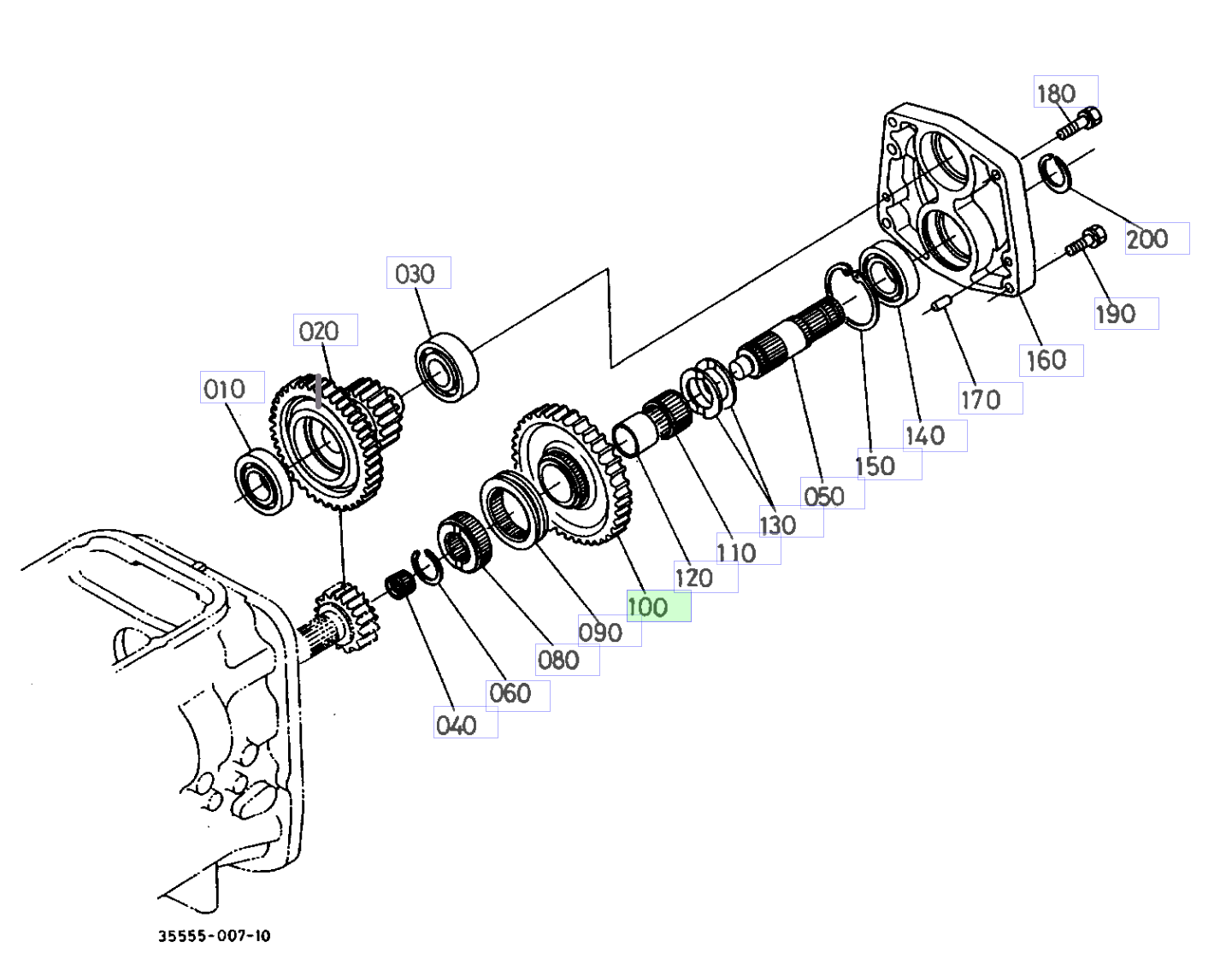Roată dințată 43 dinți Kubota 35420-32343