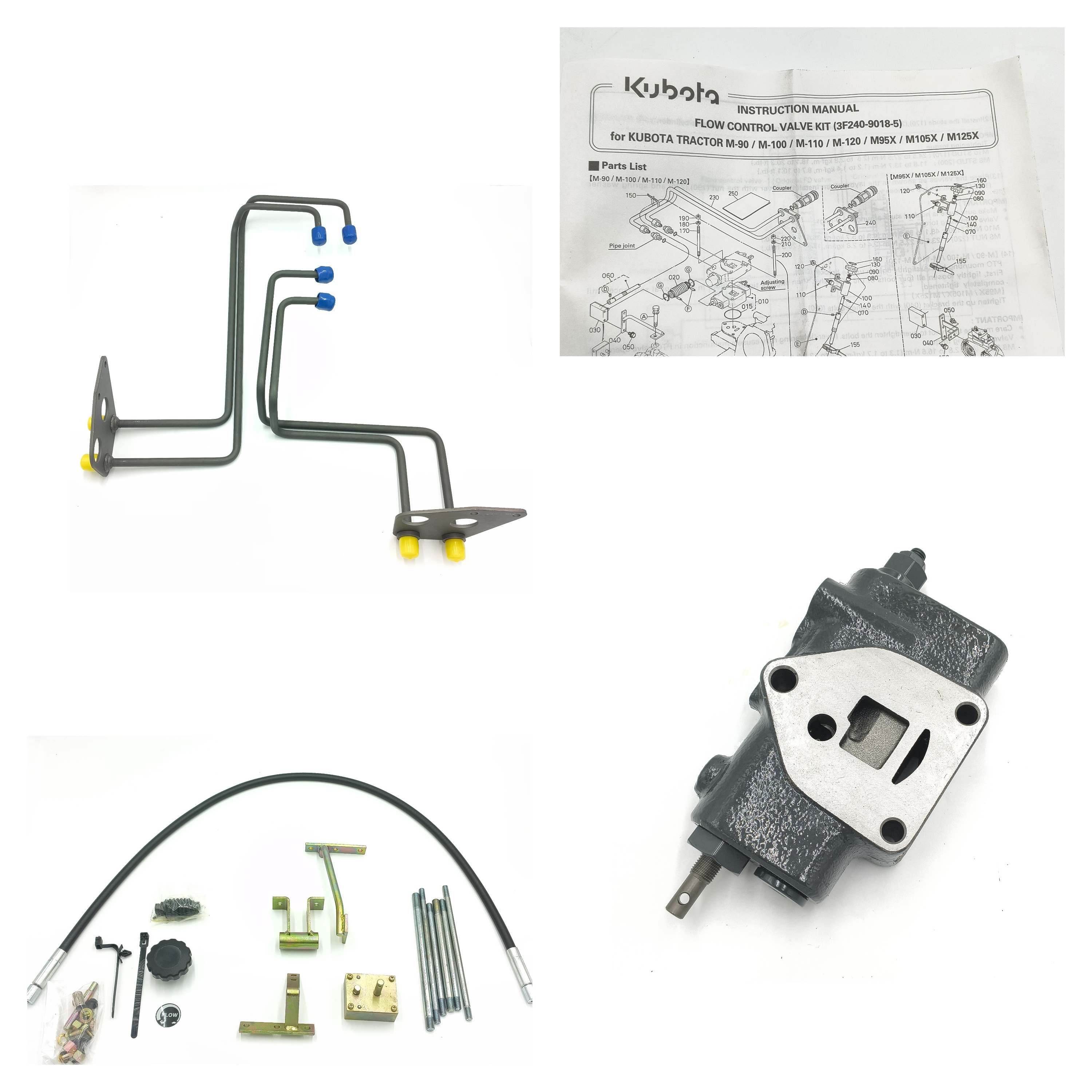 Set supapă de control debit Kubota 3F240-90186