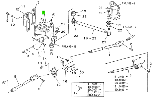 Casetă Direcție Manuală Mitsubishi 1025-2035-AG0