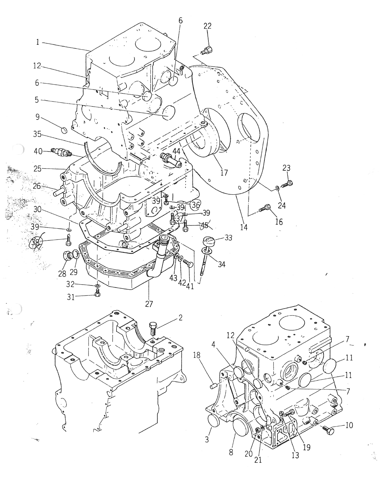 Bloc Motor Iseki 5691-121-7619-0