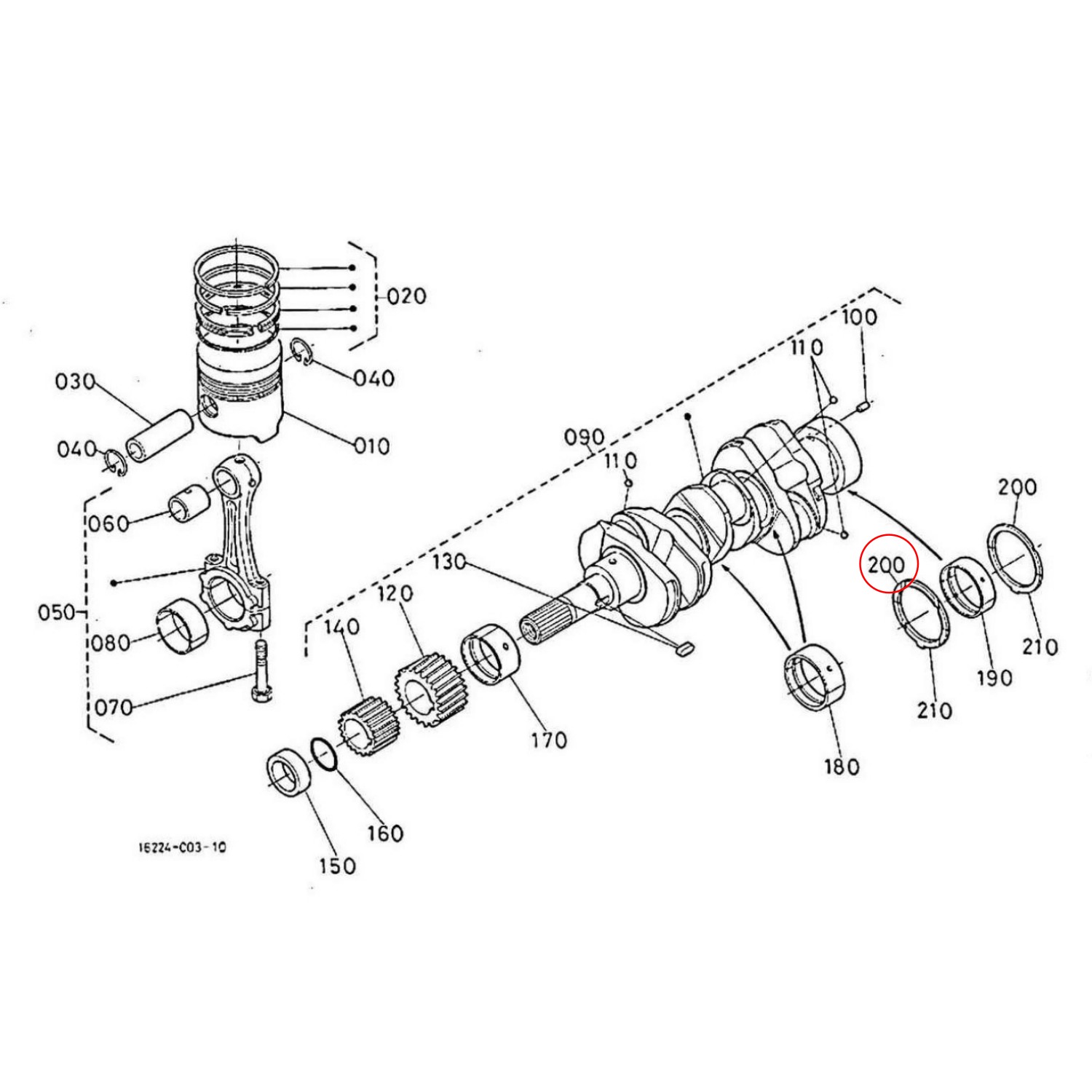 Kubota Rondelă de reazem STD 15521-23530