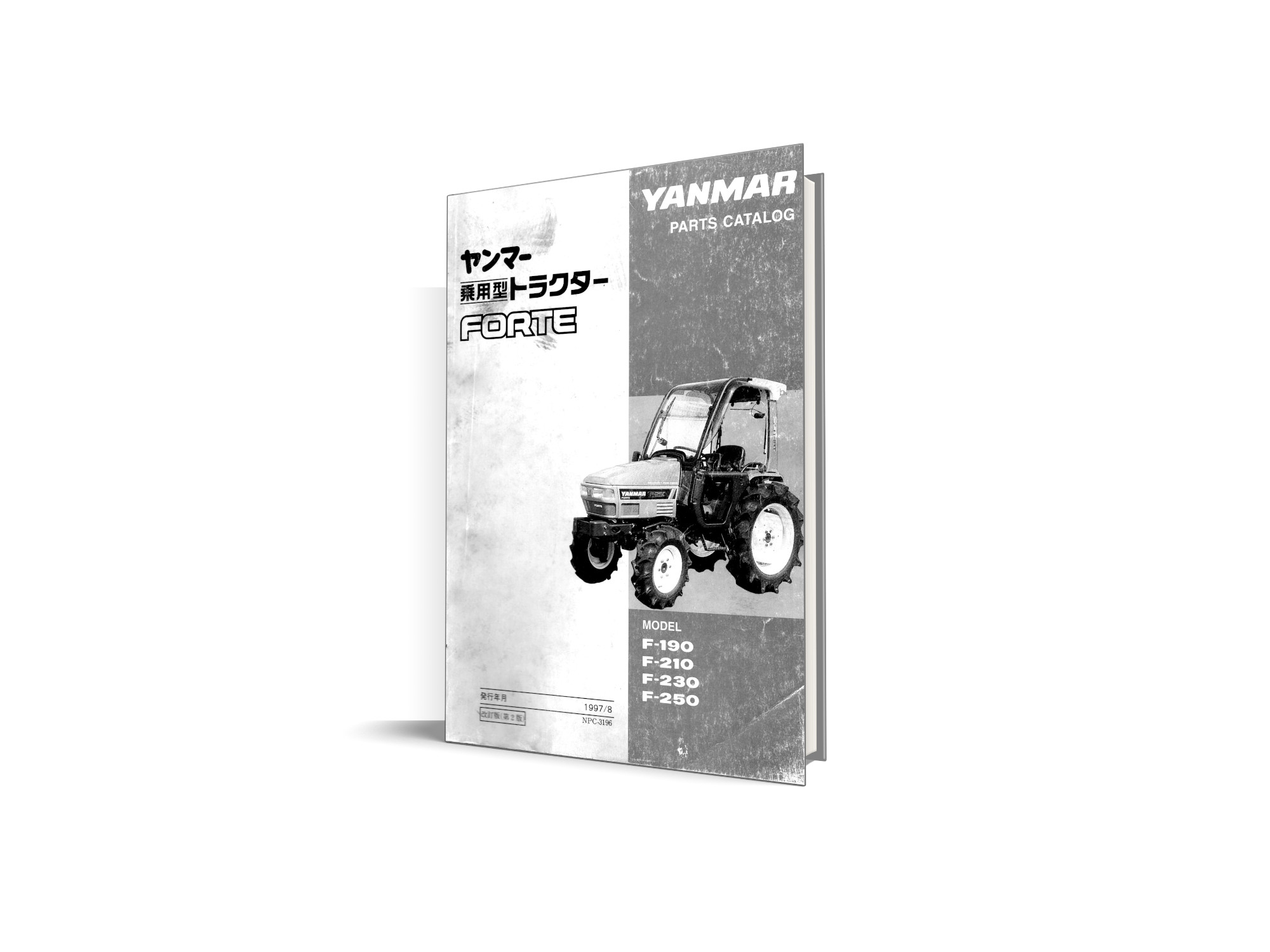 Yanmar F-190, F-210, F-230, F-250 manual de piese - catalog