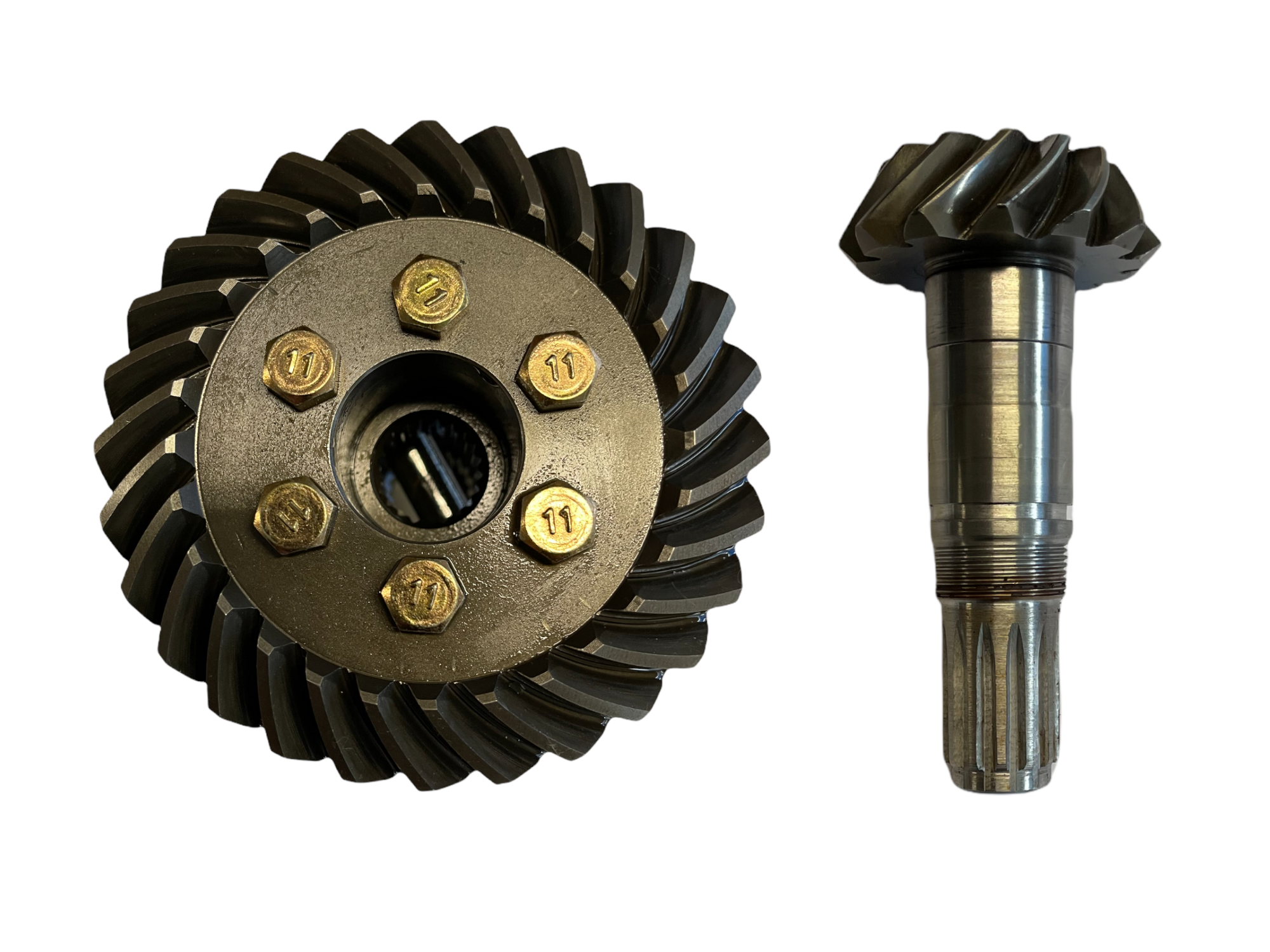 Angrenaje conice diferențial (ansamblu) (coroană - pinion) 4X4 DT Yanmar: 198071-13100