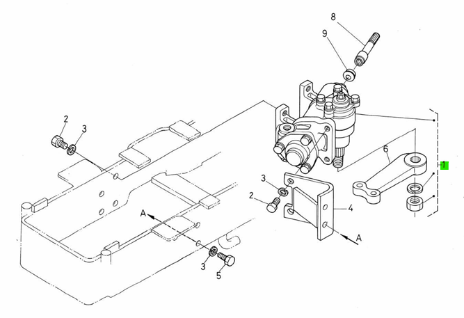 Casetă Direcție Hidrostatică Kubota 31351-66100