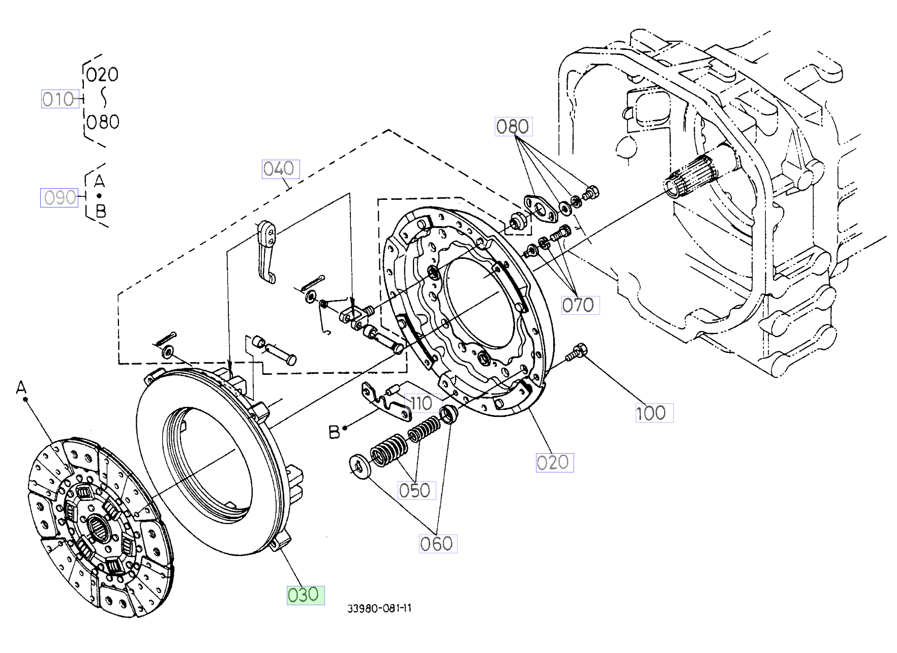 Placă de presiune Kubota 36710-25220