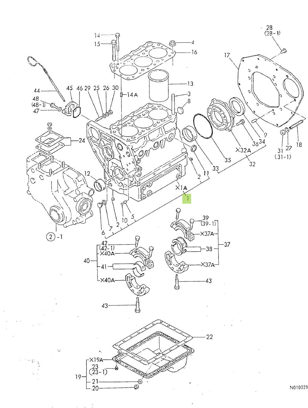 Bloc Motor Yanmar 721474-01561