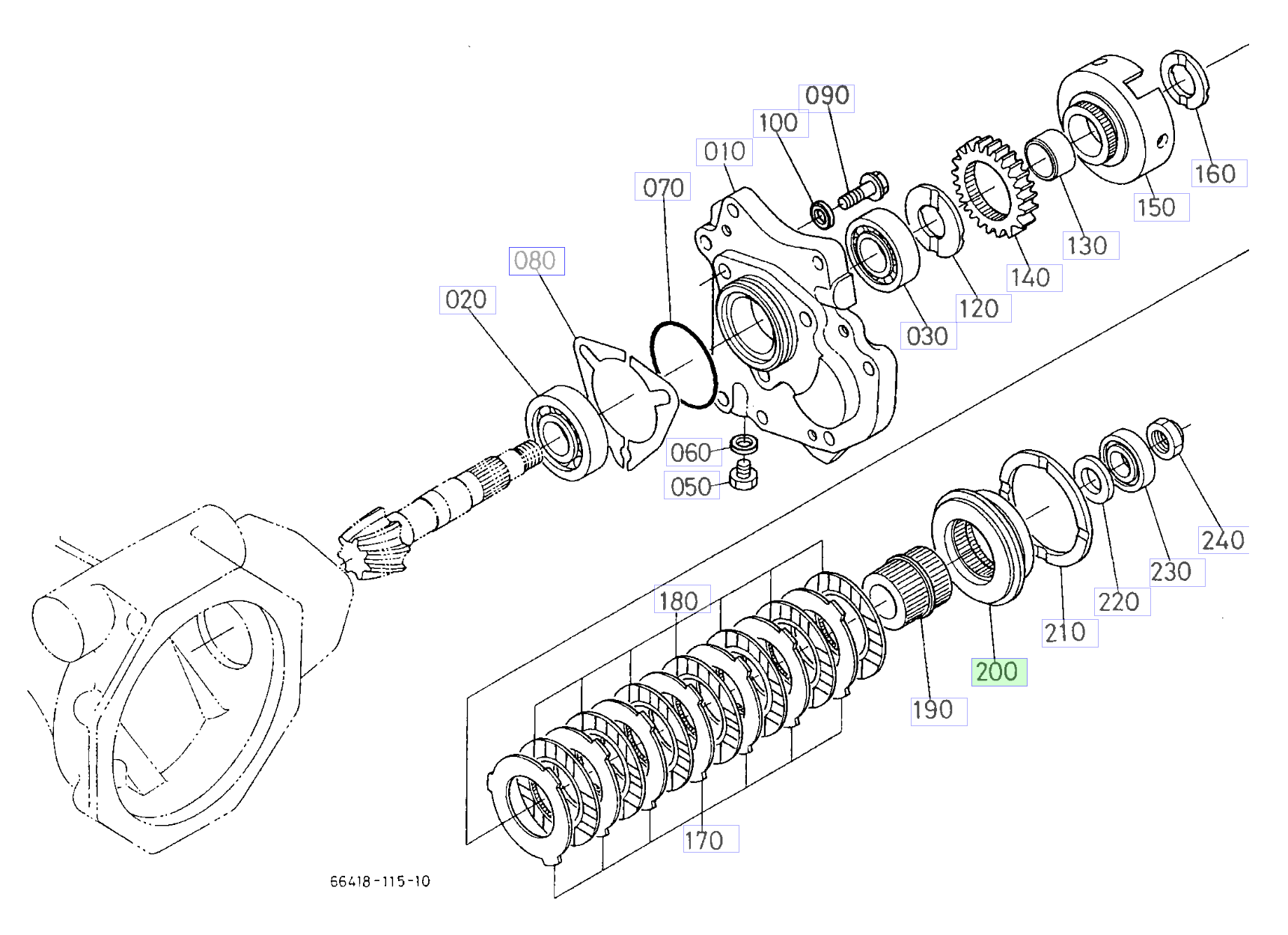 Furcă de schimbare BI-SPEED TURN Kubota 66418-58080