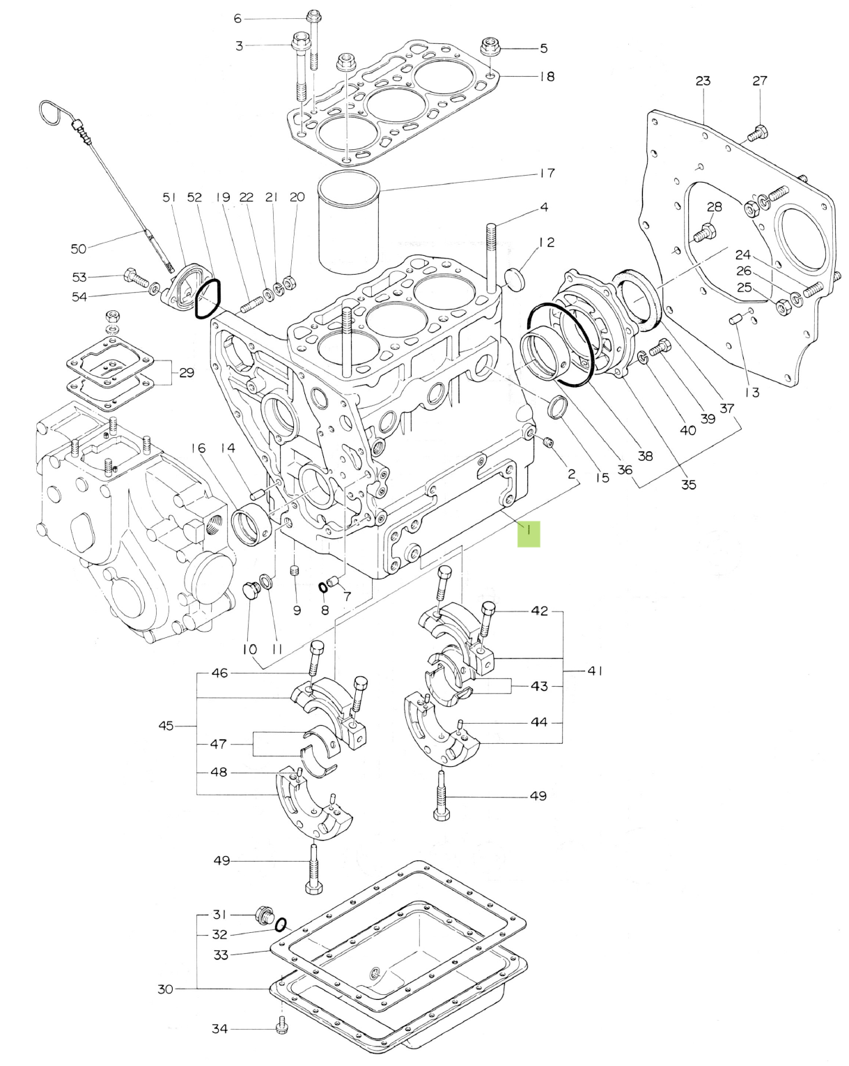 Bloc Motor Yanmar 721450-01560