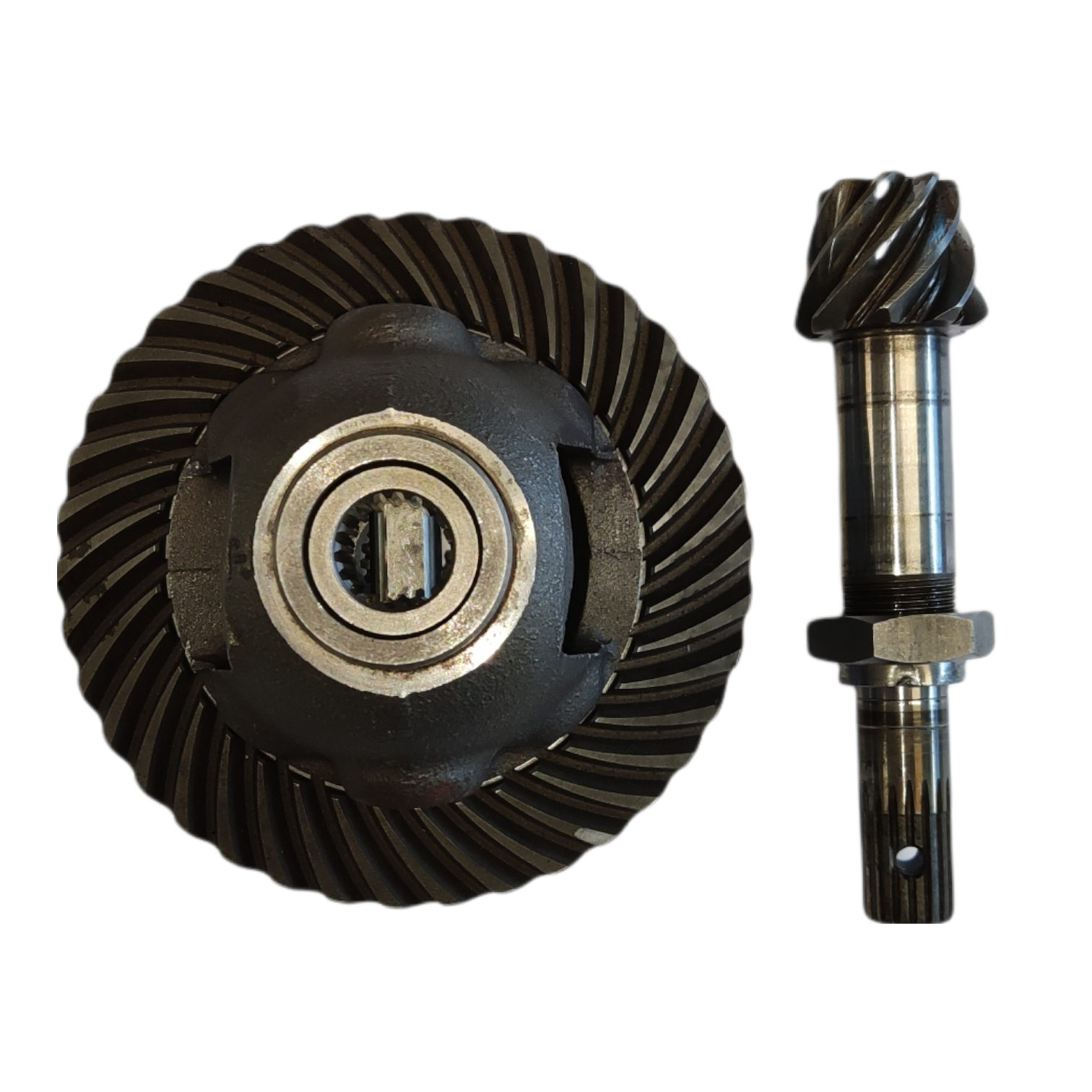 Ansamblu carcasă diferențial față, coroană, pinion (4x4) Iseki: 1550-432-200-00