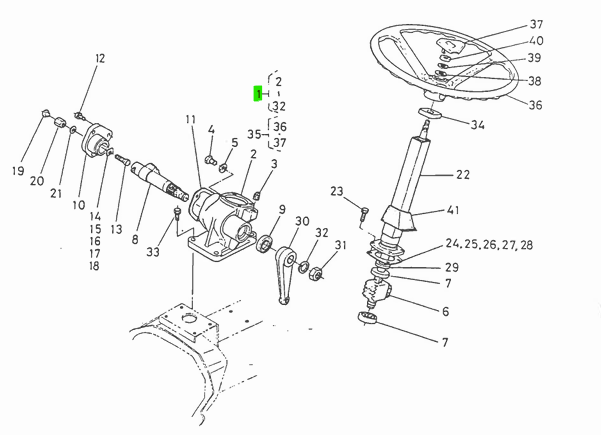 Ansamblu Direcție Manuală Kubota 67910-41100
