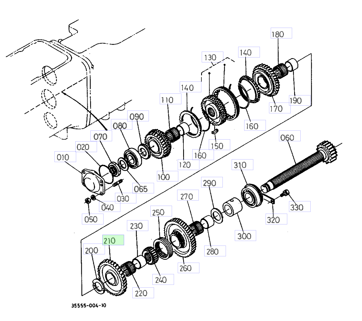 Pinion 40 dinți Kubota 35420-28270