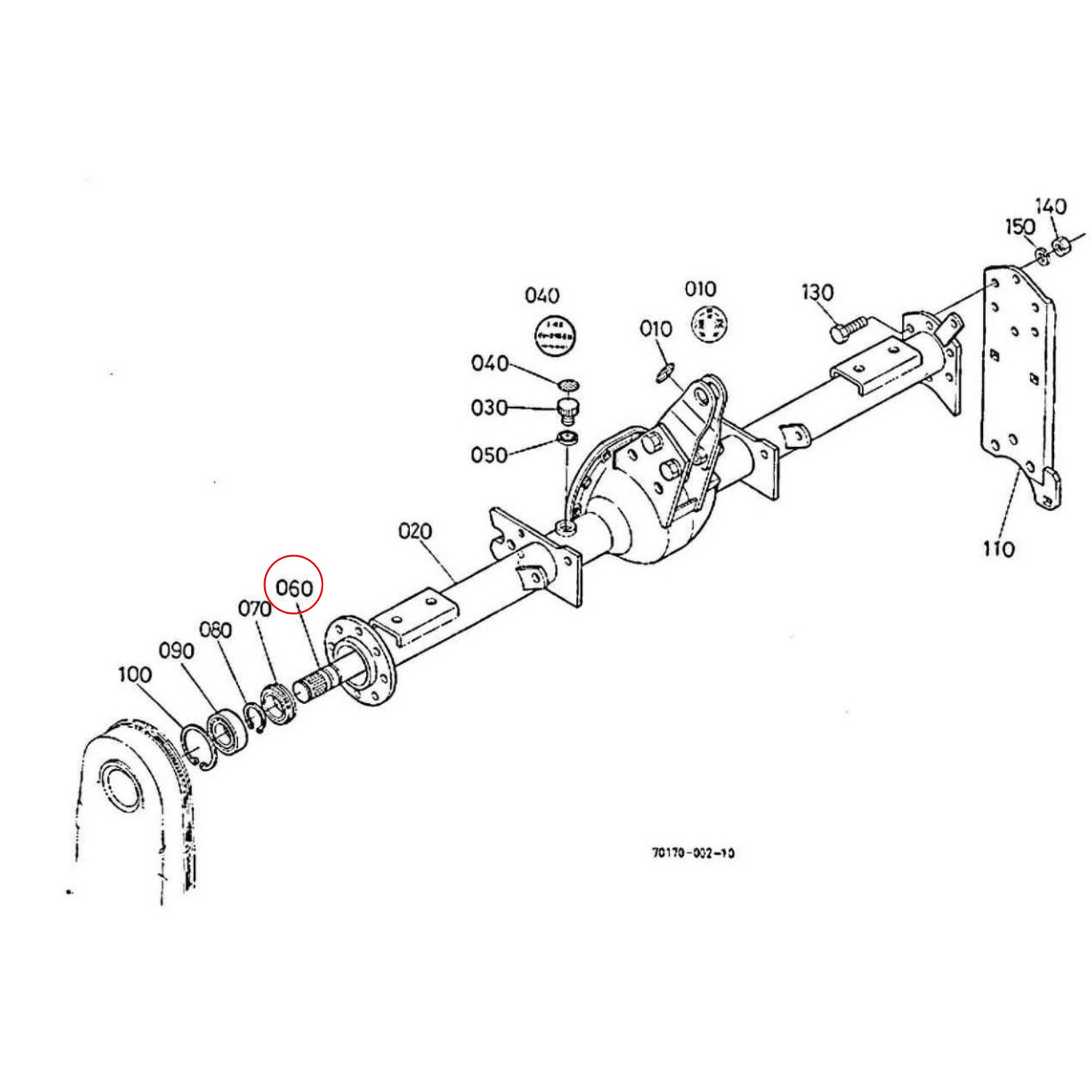 Ax Kubota 70170-52410