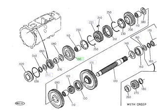Roată dințată 37 dinți Kubota 32430-21472