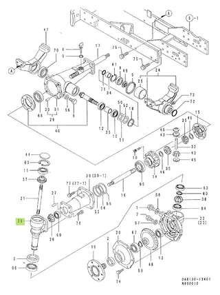 Carcasă angrenaj conic Yanmar 1W3211-15680