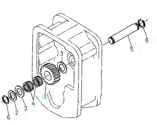 Roată dințată 21 dinți Kubota 35880-28960