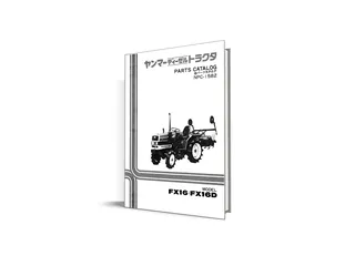 Yanmar FX16 - catalog de piese