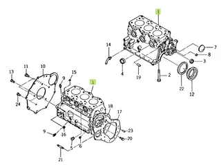 Bloc Motor Iseki 6211-210-009-00