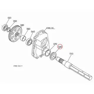 Kubota Simering ulei 66911-17810