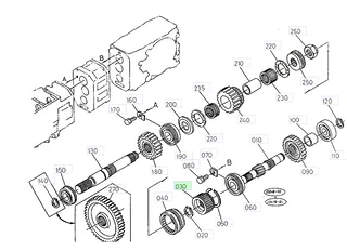 Butuc canelat Kubota 35260-23270