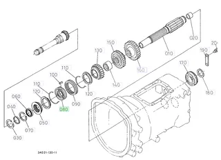 Cuplaj Kubota 3A012-28380