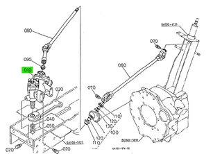 Casetă Direcție Hidrostatică Kubota 6A100-41100