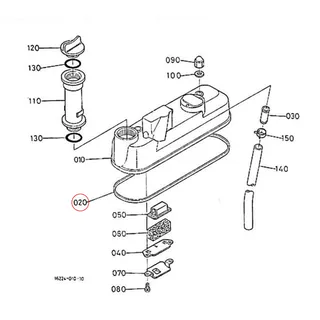 Kubota Garnitură capac supape 16261-14520