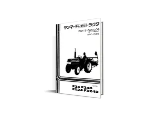 Yanmar F24, FX24 manual de piese - catalog