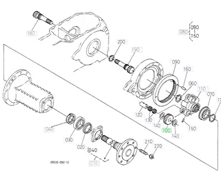 Roată dințată planetară Kubota 36200-48320