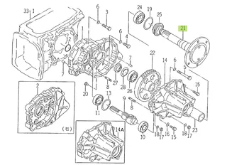 Ax spate Iseki 1650-306-005-00