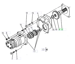 Pinion 26 dinți Kubota 36200-82270