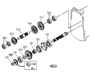 Roată dințată 16-29 dinți Kubota 66301-15360