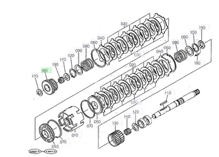 Roată dințată 29 dinți BI-SPEED TURN Kubota 36920-40190