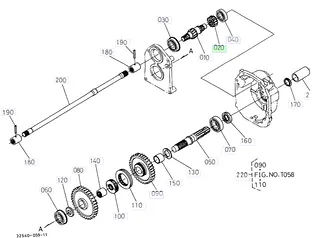 Roată dințată PTO 16 dinți 32590-25260