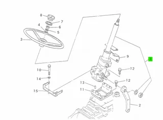 Ansamblu Direcție Hidrostatică Mitsubishi 1021-2205-0J0