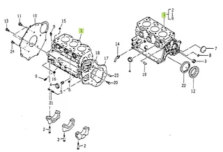 Bloc Motor Iseki 6211-210-011-00