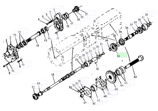 Roată dințată 21 dinți Kubota 35340-25280
