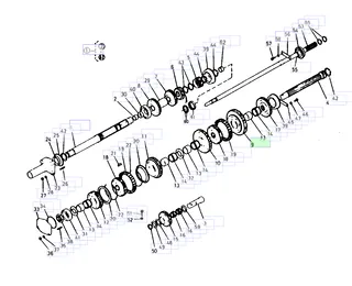 Roată dințată cilindrică 46 dinți Kubota 36200-28260