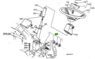 Ansamblu Direcție Manuală Kubota 67950-41100