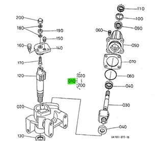 Casetă Direcție Manuală Kubota 6A100-41800