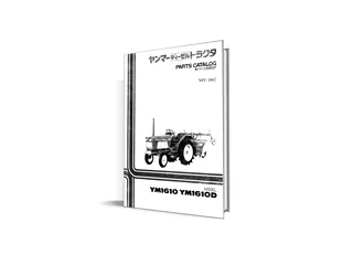 Yanmar YM1610, YM1610D - catalog de piese