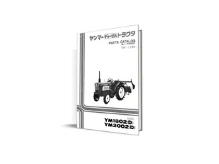 Yanmar YM1802, YM2002 - catalog de piese
