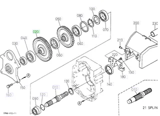 Roată dințată PTO 49 dinți Kubota 35880-79230