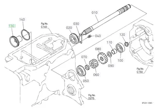 Cuplaj PTO Kubota 3F240-80412
