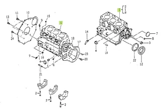 Bloc Motor Iseki 6211-210-012-00