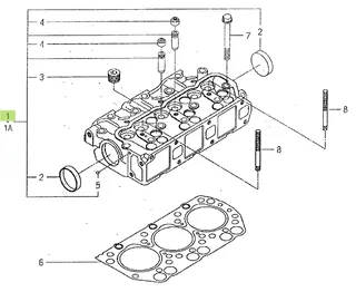 Chiulasă Iseki 6211-110-068-00