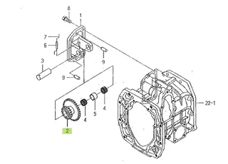Pinion 18-34 dinți Iseki 1716-231-001-00