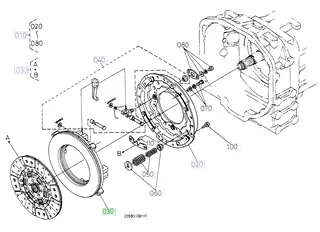 Placă de presiune Kubota 36710-25220