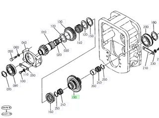 Roată dințată 16-30 dinți Kubota 36710-31160