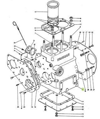 Bloc Motor Yanmar 724060-01560