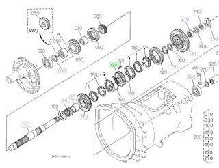 Butuc canelat Kubota 3A011-34220